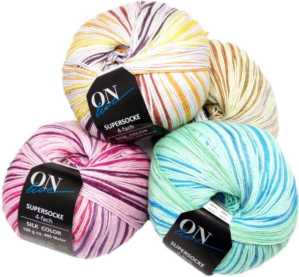 ONline Supersocke 4-fach Sortierung 343 Silk Color